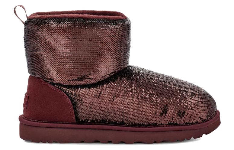 Order (W) UGG Classic Mini Boot Mirror Ball Wild Grape Sepatu Boots Ungu 1151291-WGRP