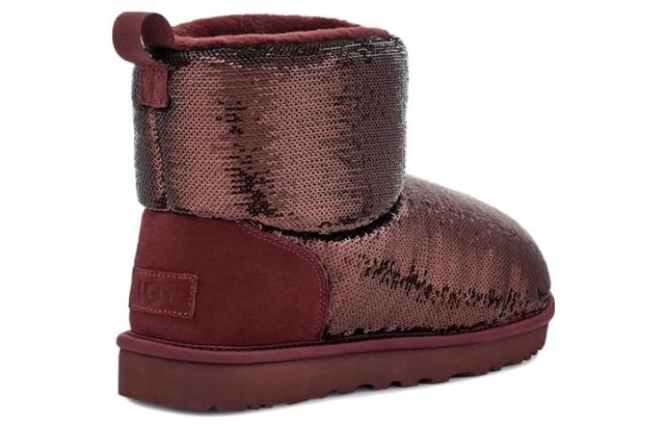 Shop (W) UGG Classic Mini Boot Mirror Ball Wild Grape Sepatu Boots Ungu 1151291-WGRP