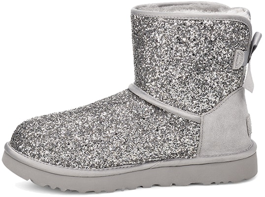 (W) UGG Classic Mini Bow Cosmos But Salji Perak/Kelabu 1107073-SLVR Buy (W) UGG Classic Mini Bow Cosmos But Salji Perak/Kelabu 1107073-SLVR