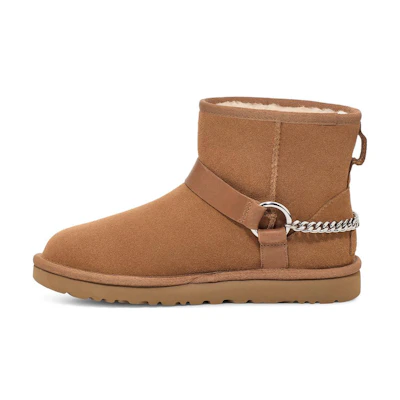 (W) UGG Classic Mini Chain 'Chestnut'