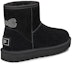 Shop (W) UGG Classic Mini Crystal 'Hitam' 1111790-BLK