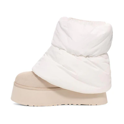 (W) UGG Classic Mini Dipper Puffer 'White Ceramic'