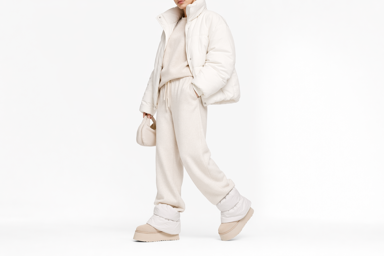 Order (W) UGG 클래식 미니 디퍼 퍼퍼 ''화이트 세라믹'' 1158275-WCRM