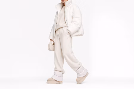 Order (Women) UGG Classic Mini Dipper Puffer 'White Ceramic' 1158275-WCRM