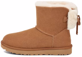 (Women) UGG Classic Double Bow Mini 1127130-CHE (Women) UGG Classic Double Bow Mini 1127130-CHE