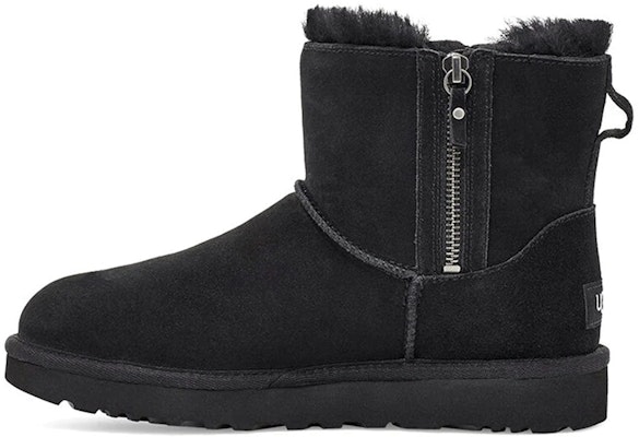 (W) UGG Klasik Mini Zip Berkembar 1118853-BLK Buy (W) UGG Klasik Mini Zip Berkembar 1118853-BLK