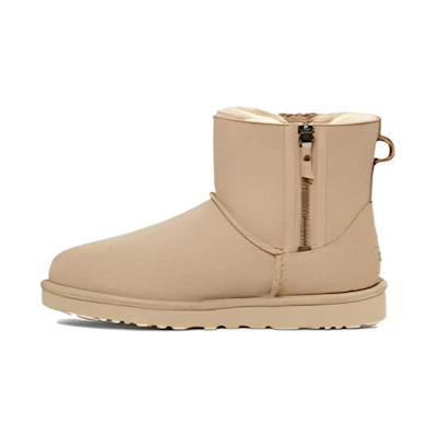 (W) UGG Classic Mini Double Zip 'Mustard Seed'