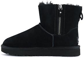 (W) Botas de Nieve Negras UGG Classic Mini con Doble Cremallera 1018849-BLK Buy (W) Botas de Nieve Negras UGG Classic Mini con Doble Cremallera 1018849-BLK