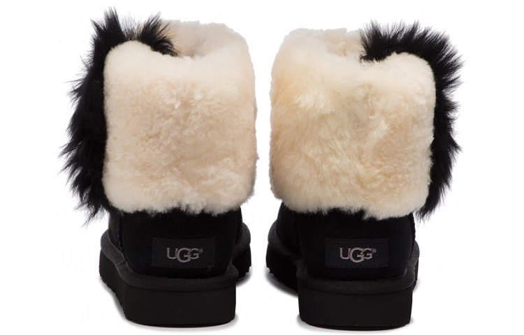 Shop (W) UGG Clásico Mini Fluff 'Negro' 1101039-BLK