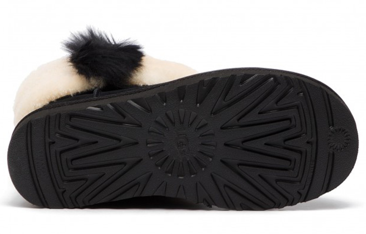 Purchase (W) UGG Clásico Mini Fluff 'Negro' 1101039-BLK