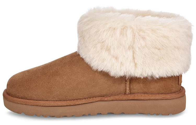 Buy (W) UGG Klasik Mini Fluff Fleece Berbulu Coklat 1106757-CHE