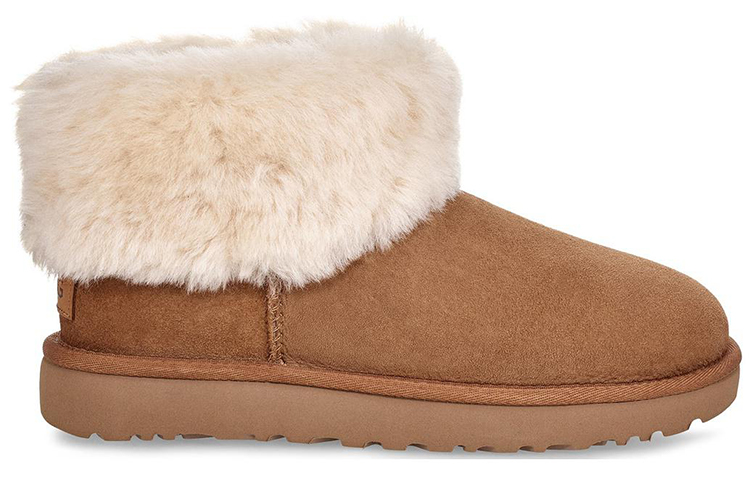 Order (W) UGG Klasik Mini Fluff Fleece Berbulu Coklat 1106757-CHE