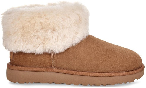 UGG Classic Mini Fluff 經典迷你絨毛加絨雪地靴 女款 栗子棕色 Order UGG Classic Mini Fluff 經典迷你絨毛加絨雪地靴 女款 栗子棕色