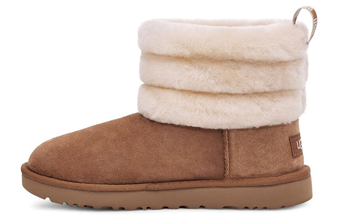 Buy (W) UGG Classic Mini Fluff Quilted Boot 'Coklat Kastanye' 1098533-CHE
