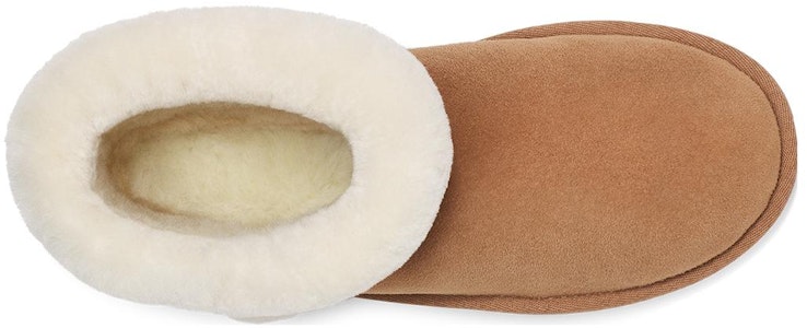 UGG 簡潔舒適毛絨 短筒 雪地靴 女款 栗色 Lookbook UGG 簡潔舒適毛絨 短筒 雪地靴 女款 栗色