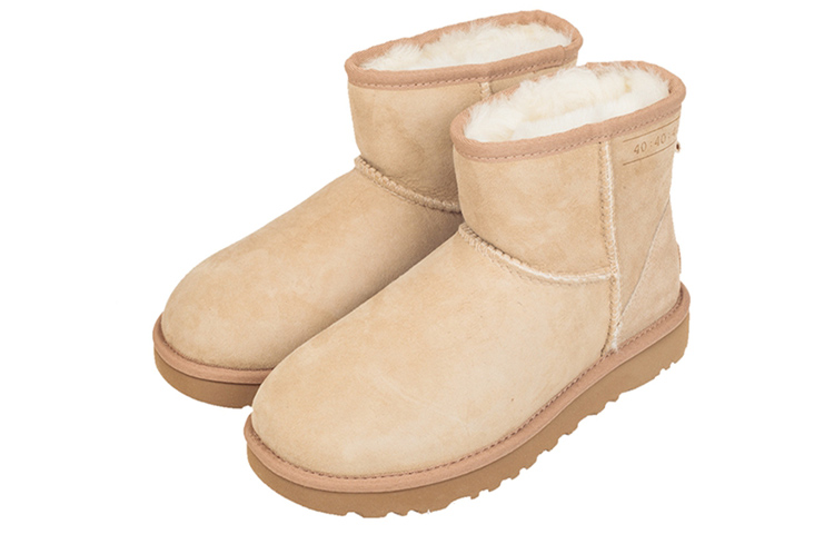Order UGG 雙層豬皮 加絨保暖舒適 低筒 雪地靴 女款 栗色