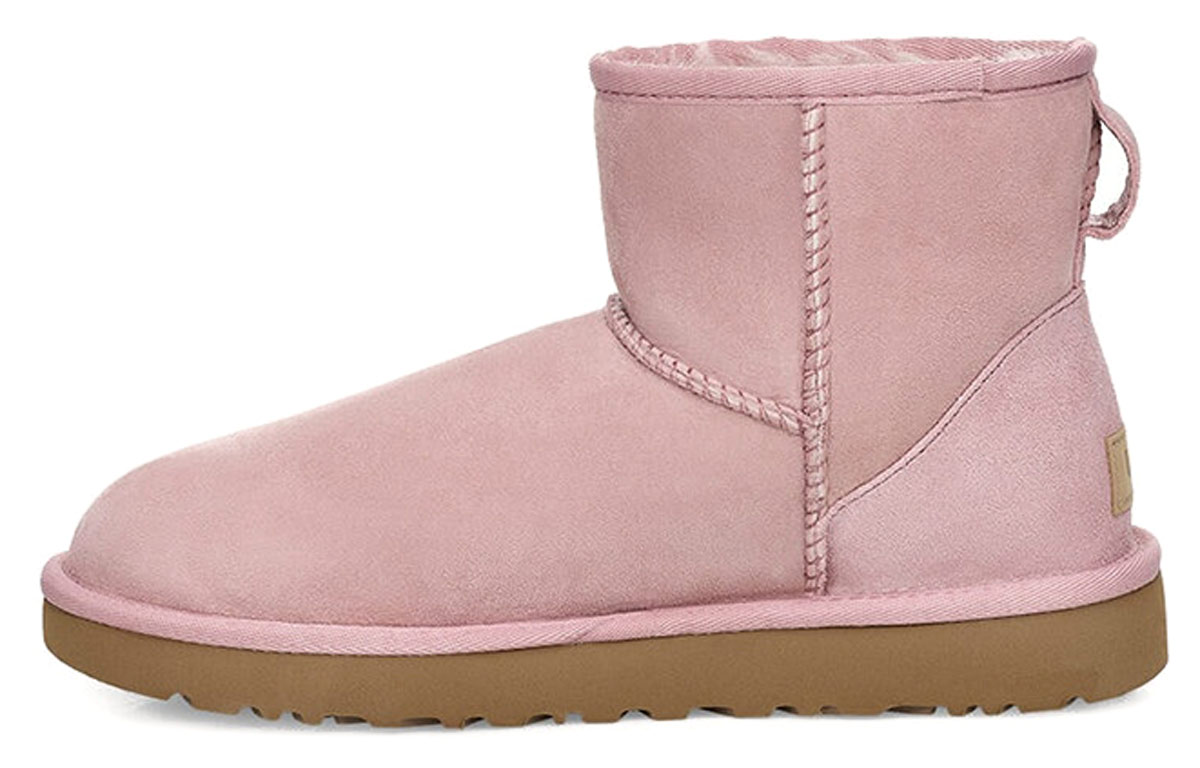 (Women) UGG Classic Mini II Fleece Lined Pink 1016222-PCRY