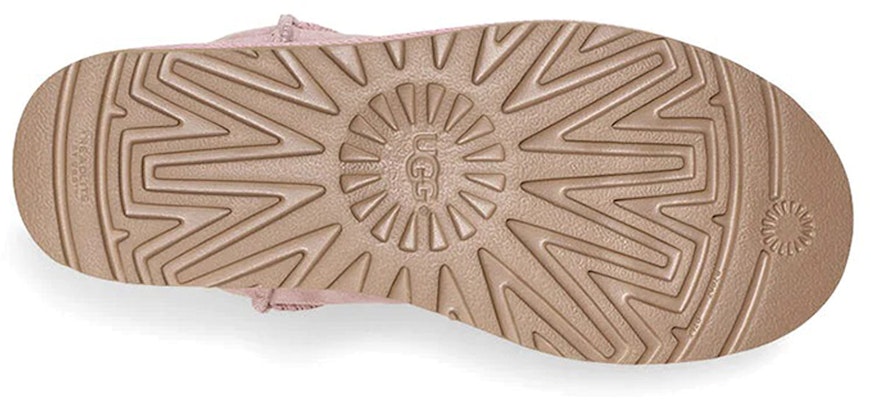 UGG CLASSIC MINI II 絨面 低筒 雪地靴 女款 粉色 Details for UGG CLASSIC MINI II 絨面 低筒 雪地靴 女款 粉色