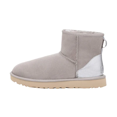 (W) UGG Classic Mini II 'Silver Grey'