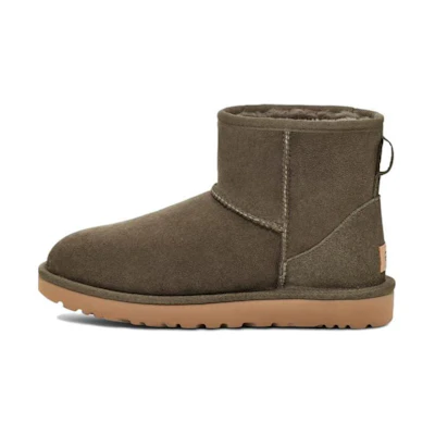 (W) UGG Classic Mini II Boot Moss Green