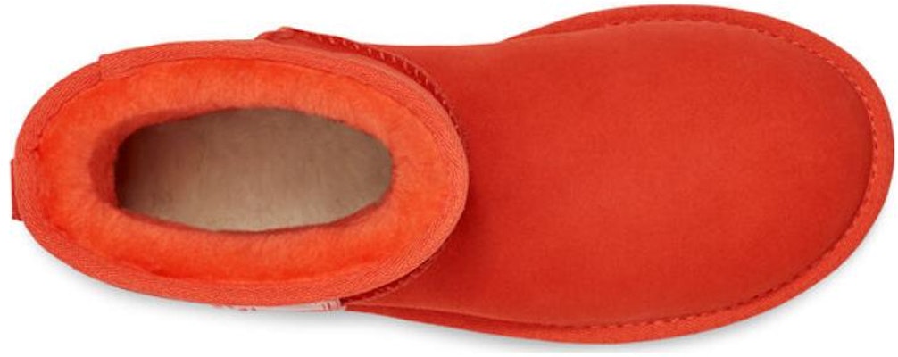 (W) UGG Classic Mini II Boot Logo Sisi Jingga Hazard 1134962-HONG Shop (W) UGG Classic Mini II Boot Logo Sisi Jingga Hazard 1134962-HONG