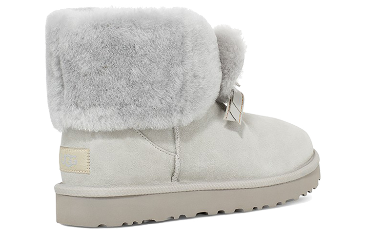 Shop (W) UGG Classic Mini II CNY Sepatu Salju Abu-abu Tahun Baru Imlek 1109735-GRV