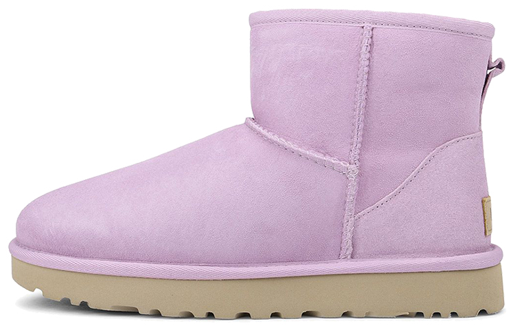 (Women) UGG Classic Mini II Snow Boots Purple 1016222-CATR