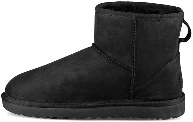 (W) UGG クラシックミニ レザー スノーブーツ (ブラック) 1016558-BLK Buy (W) UGG クラシックミニ レザー スノーブーツ (ブラック) 1016558-BLK