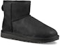 Lookbook (W) UGG クラシックミニ レザー スノーブーツ (ブラック) 1016558-BLK