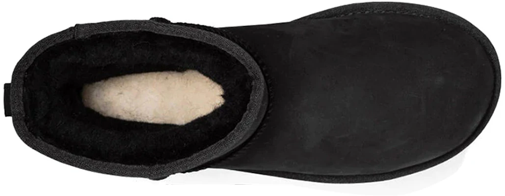 (W) UGG クラシックミニ レザー スノーブーツ (ブラック) 1016558-BLK Purchase (W) UGG クラシックミニ レザー スノーブーツ (ブラック) 1016558-BLK