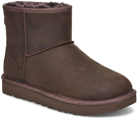 UGG 經典迷你款皮革雪地靴 女款 巧克力色 Lookbook UGG 經典迷你款皮革雪地靴 女款 巧克力色