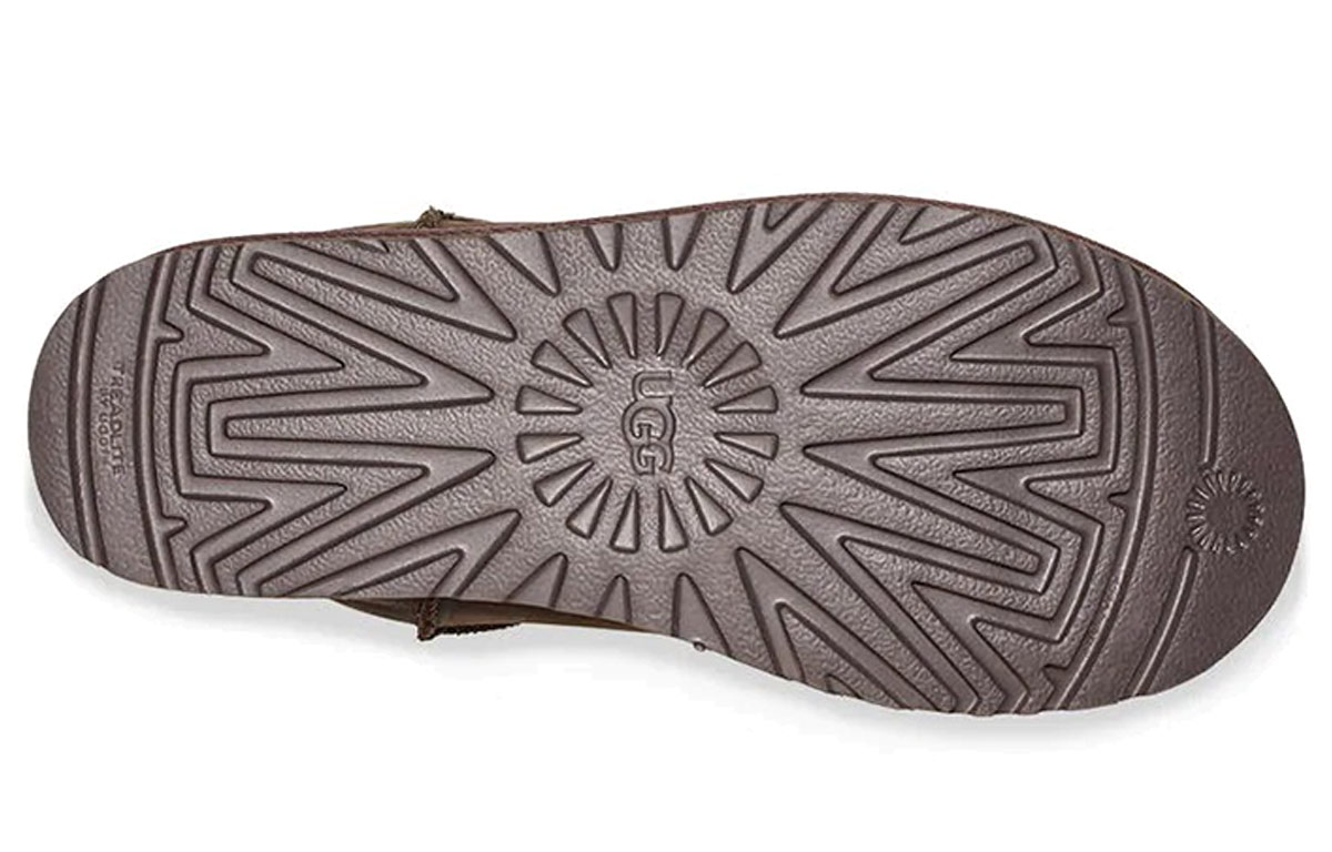 Details for (Women) UGG Classic Mini Leather Snow Boots Chocolate 1016558-CHO