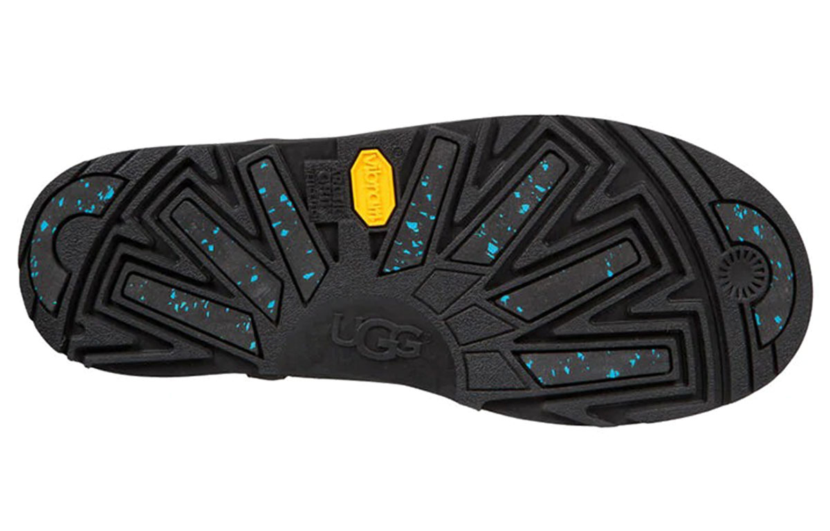 (W) UGG Classic Mini Leather Waterproof 'Black' 圖 6