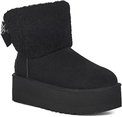 (Women) UGG Classic Mini Maxi Curly Boot Black 1158267-BLK Lookbook (Women) UGG Classic Mini Maxi Curly Boot Black 1158267-BLK