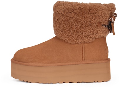 (W) UGG Clásicas Mini Maxi Rizadas Botas Castaño 1158267-CHE Buy (W) UGG Clásicas Mini Maxi Rizadas Botas Castaño 1158267-CHE