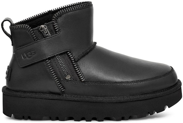 (Women) UGG Classic Mini Moto Boot Black 1164690-BLK Order (Women) UGG Classic Mini Moto Boot Black 1164690-BLK