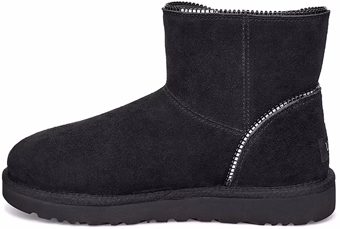Women UGG Classic Mini Novelty Florence Zip 1110697 BLK
