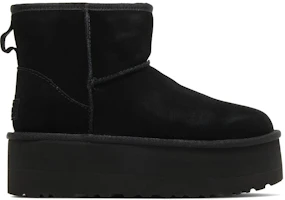 (Women) UGG Classic Mini Platform Boot Black 1134991-BLK (Women) UGG Classic Mini Platform Boot Black 1134991-BLK