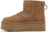 Lookbook (W) UGG Classic Mini Platform Laarzen Chestnut 1134991-CHE