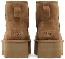 Sizing (女性)UGG 經典迷你厚底靴 栗色 1134991-CHE