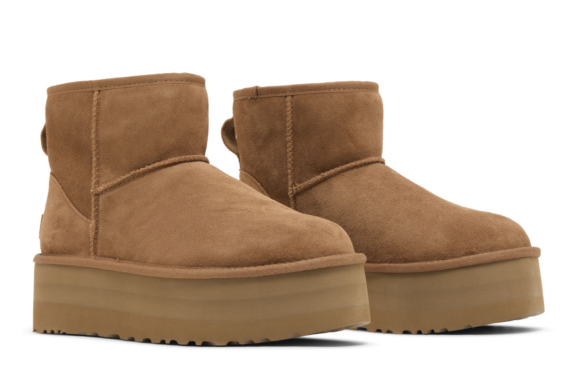 Cheap (W) UGG Classic Mini Platform Laarzen Chestnut 1134991-CHE