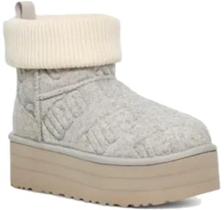 (W) UGG クラシックミニ プラットフォーム グレー 1144047-GREY Lookbook (W) UGG クラシックミニ プラットフォーム グレー 1144047-GREY