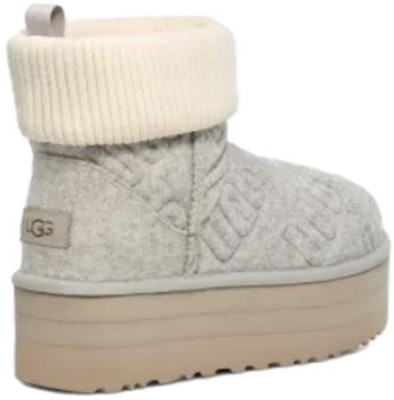 (Women) UGG Classic Mini Platform Felted Boot 'Grey' 1144047-GREY Shop (Women) UGG Classic Mini Platform Felted Boot 'Grey' 1144047-GREY