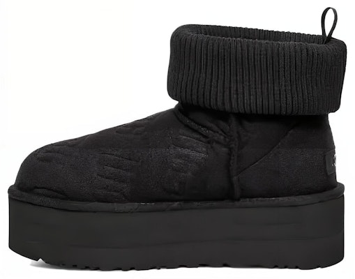 (W) UGG クラシックミニ プラットフォーム ブラック 1144047-BLK Buy (W) UGG クラシックミニ プラットフォーム ブラック 1144047-BLK