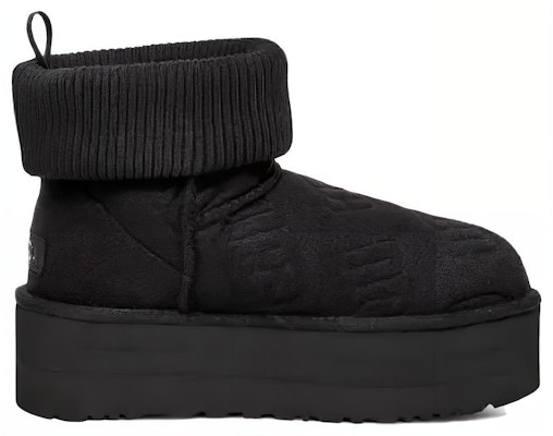 (Women) UGG Classic Mini Platform Felted Boot 'Black' 1144047-BLK Order (Women) UGG Classic Mini Platform Felted Boot 'Black' 1144047-BLK