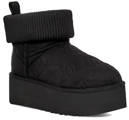 (Women) UGG Classic Mini Platform Felted Boot 'Black' 1144047-BLK Lookbook (Women) UGG Classic Mini Platform Felted Boot 'Black' 1144047-BLK