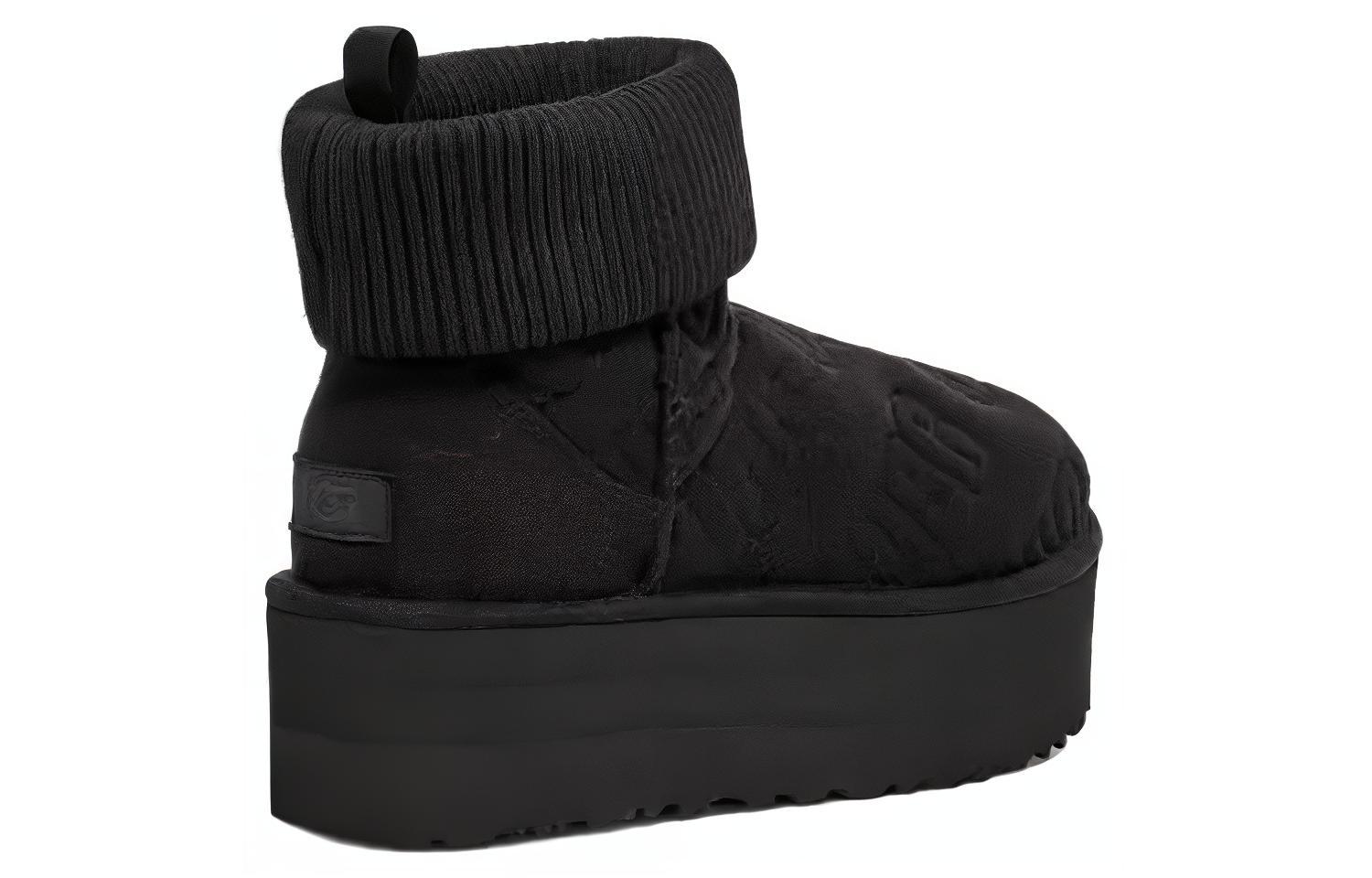 Shop (W) UGG クラシックミニ プラットフォーム ブラック 1144047-BLK