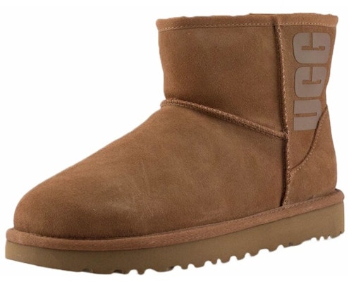 (Women) UGG Classic Mini 'Rubber Logo - Chestnut' 1108231-CHE Order (Women) UGG Classic Mini 'Rubber Logo - Chestnut' 1108231-CHE