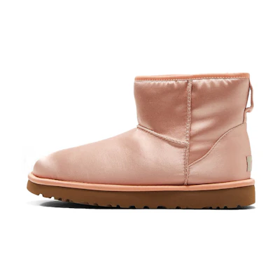(W) UGG Classic Mini Satin 'Pink Red'