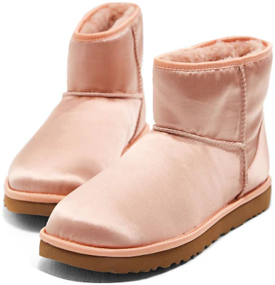 (W) UGG Classic Mini Satin 'Rosa Rojo' 1094985-SNTN Lookbook (W) UGG Classic Mini Satin 'Rosa Rojo' 1094985-SNTN